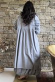 Paloma Peter Pan Frock Coat Cloud Grey